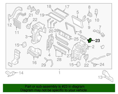 Kia Hvac Air Adjustment Control Motor C