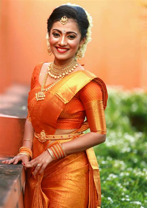 Download Indian Bride Orange Dress Picture