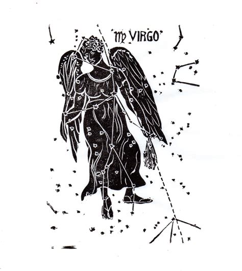 Virgo Constellation Art