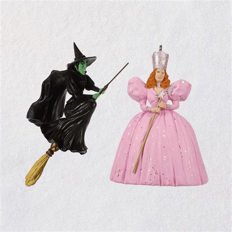 2019 Wizard of Oz Glinda the Good Witch and Wicked Witch Hallmark Keepsake Ornament - Hooked on ...