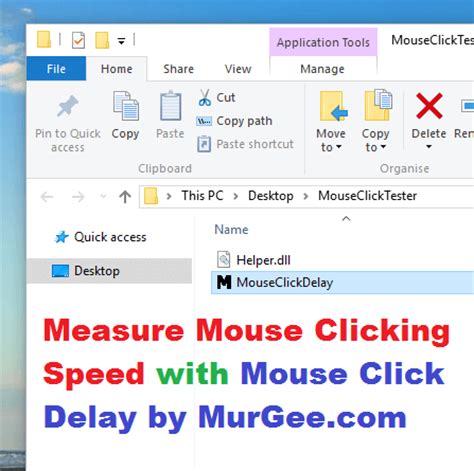 Measure Mouse Click Speed