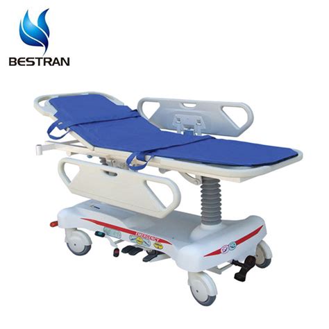 Hospital Medical Emergency IV Pole Mattress Hydraulic Transfer Patient