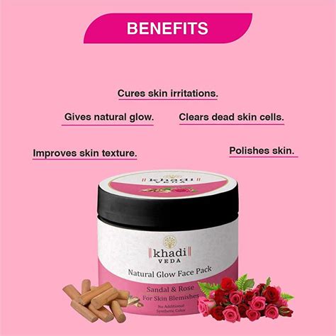 Buy Khadi Veda Natural Glow Face Pack Online At Best Price Distacart