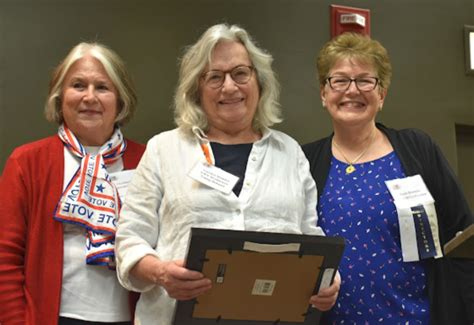 Vaac Member Receives League Of Women Voters Award Voting Access For All