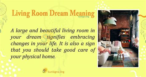 Meaning Of A Living Room Dream - Interpretation and Symbolism - SunSigns.Org