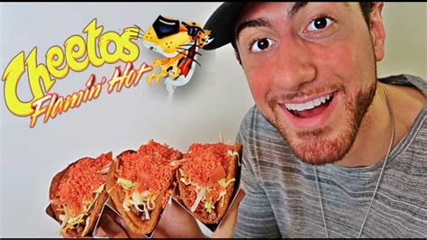 DIY HOT CHEETOS TACOS YouTube