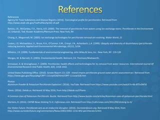 Perchlorate Effects in the Water System | PPT