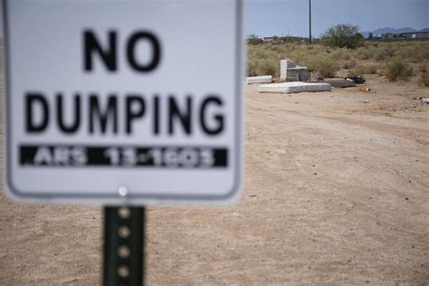 Pinal County Offering 500 Incentive To Prevent Illegal Dumping Kjzz