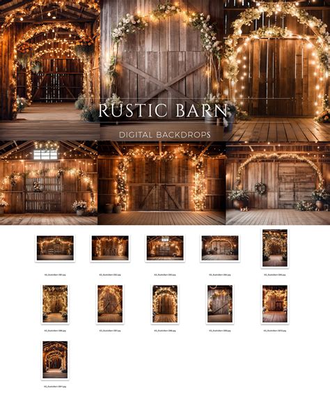 Rustic Barn Digital Backdrops Maternity Backdrop Overlays - Etsy