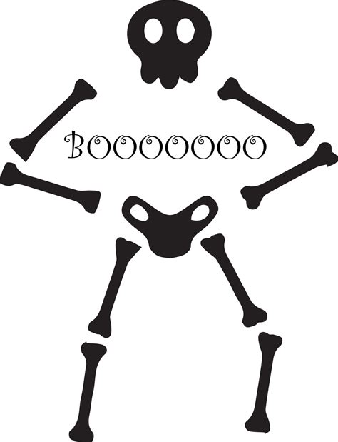 BOOOOOO-Halloween design made with a skeleton near by 12093186 Vector Art at Vecteezy