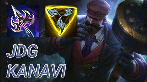 Jdg Kanavi Graves Jungle Vs Gwen Kr Grandmaster Patch Youtube