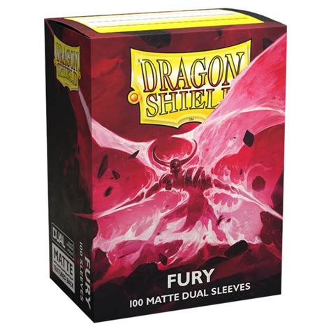 Dragon Shield Standard Matte Dual Sleeves Fury 100 ct - Guardian Games
