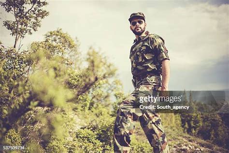 584 Muscular Military Men Stock Photos, High-Res Pictures, and Images ...