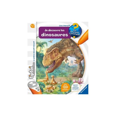 TIPTOI JE DÉCOUVRE LES DINOSAURES Le zèbre à pois sprl