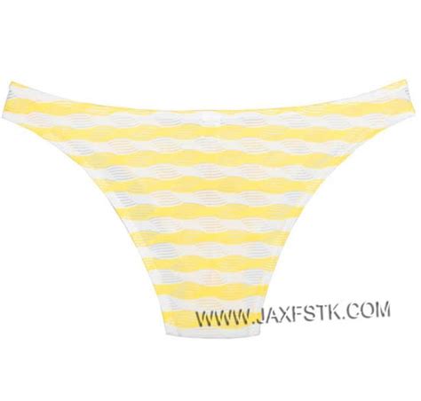 Men Stripe Mesh Mini Briefs Gay Underwear Pouch Bikinis Male Briefs Calzoncillos Men Gay