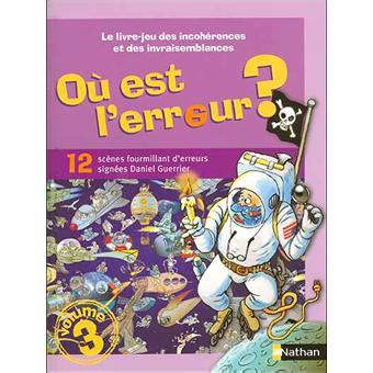 O Est L Erreur Tome Broch Daniel Guerrier Achat Livre Fnac