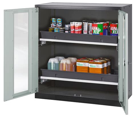 Armoire Pour Produits Chimiques Systema T Cs G Anthracite Grise