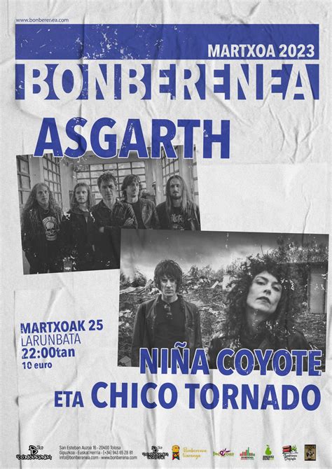 Asgarth eta Niña coyote eta chico tornado Bonberenea