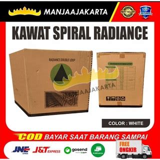 Jual Kawat Spiral Kalender No Putih Radiance Ring Kawat Putih