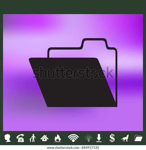 Folder Icon Trendy Flat Style Your Stock Vector Royalty Free 684957130 Shutterstock