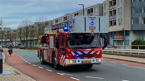 Brandweer Leidsche Rijn AL 09 4452 Met Spoed Naar Een Reanimatie In