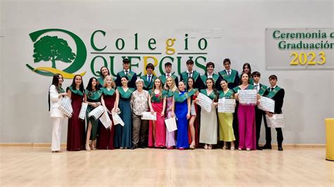 Graduación 2º bachillerato promoción 22 23 Colegio Quercus