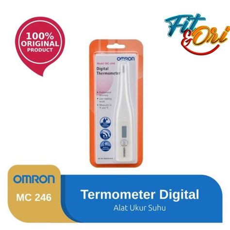 OMRON Termometer Digital MC 246 Thermometer Termometer Omron