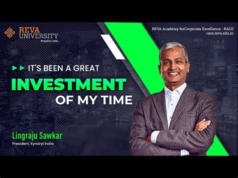 Lingraju Sawkar President Of Kyndryl India Testimonial Video RACE