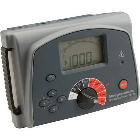 Megger Lcd Bm Kv Insulation Resistance Tester Hz To Hz At