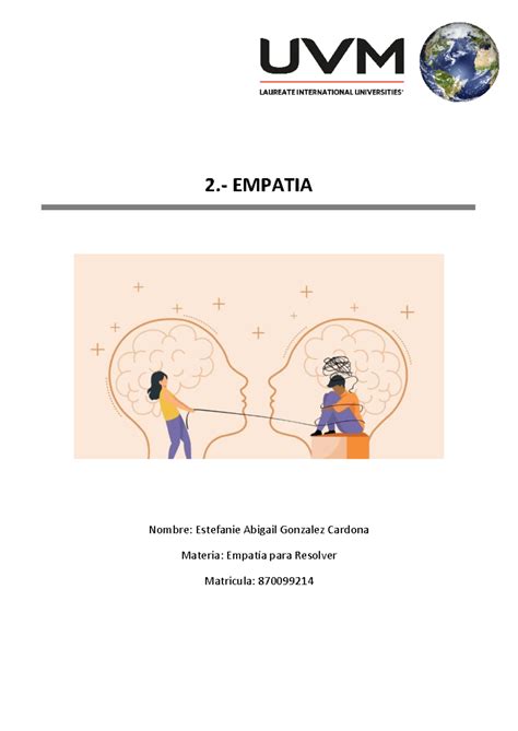 2 EAGC TAREA 2 EMPATIA Nombre Estefanie Abigail Gonzalez