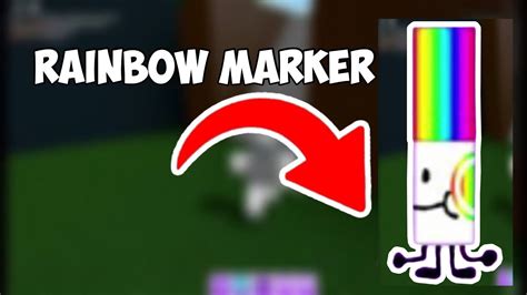 How To Get The Rainbow Marker” Roblox Find The Markers Youtube