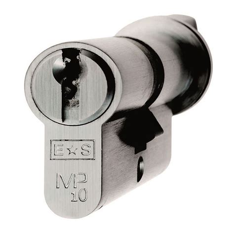 Polished Brass 64mm 32mm 32mm High Security Euro Key Thumbturn Lock