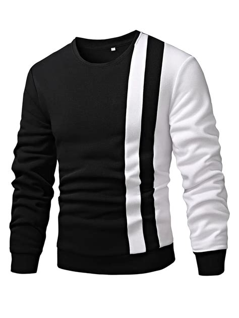 Manfinity Homme Men Colour Block Sweatshirt Shein Uk