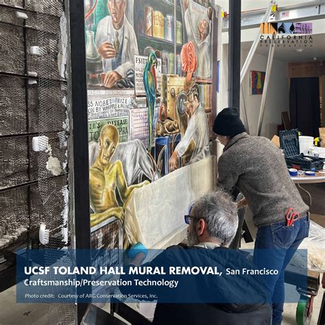 UCSF Toland Hall Mural Removal | California Preservation Foundation