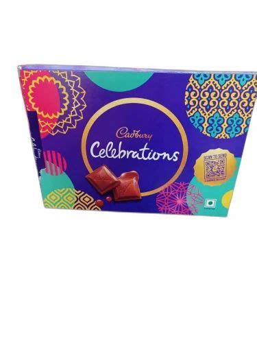 Blue Rectangular Cadbury Celebrations Chocolate Packaging Type Box