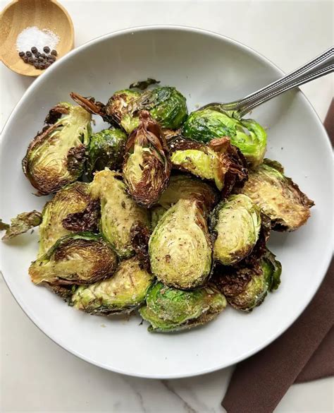 Crispy Air Fried Brussels Sprouts 15 Minutes