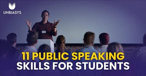 11 Public Speaking Skills For Students - Unbiasys