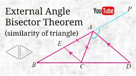 Angle Bisector Theorem Formula