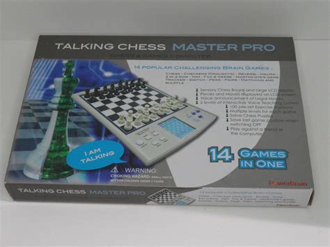 Купить Электронные шахматы и шашки talking chess master pro electronic ...
