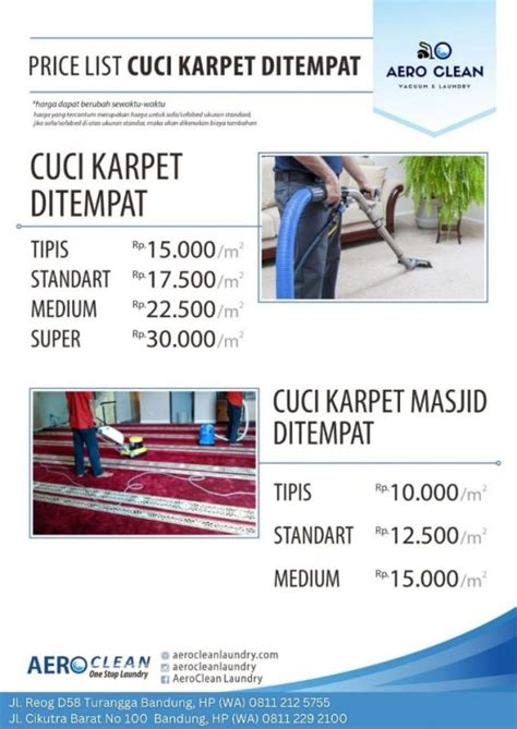 Laundry Karpet Bandung Aero Clean Laundry