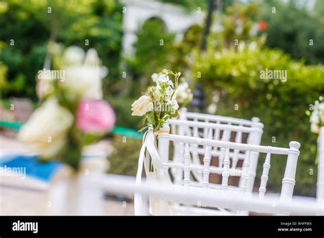 Wedding Set Up Stock Photo Alamy