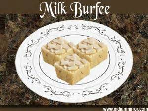 Instant Microwave Milk Burfee [Indian Milk Fudge] a microwave recipe