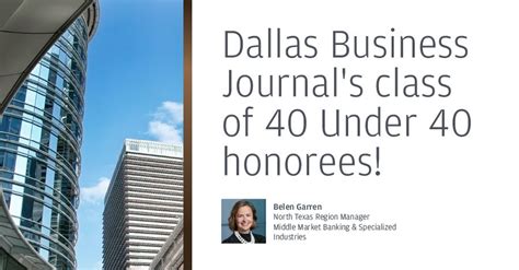 Marcus D Hall On Linkedin Here Are The Dallas Business Journals 2023 40 Under 40 Honorees