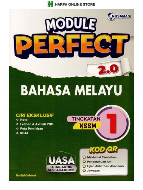 Buku Latihan Module Perfect 20 Bahasa Melayu Tingkatan 1 Kssm Lazada