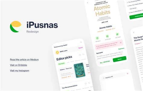 1 Free Figma Templates For IPusnas FigmaFreebie