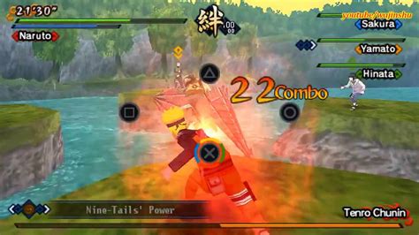 Naruto Shippuden Kizuna Drive Psp Gameplay