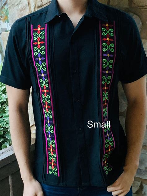 Etsy Shop Mexican Guayabera Mens Guayabera Mexican Wedding Shirt