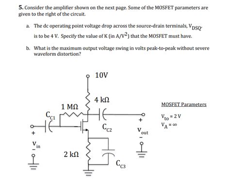 Mosfet Amplifier Problem