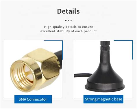 Signalplus Magnetic Base Antenna Hig Gain Dbi G Lte Communication