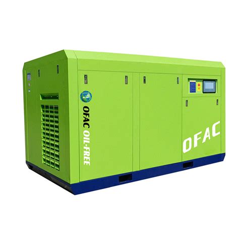 Oil Free Screw Air Compressor Kw Hp Oil Free Water Lubricated Screw